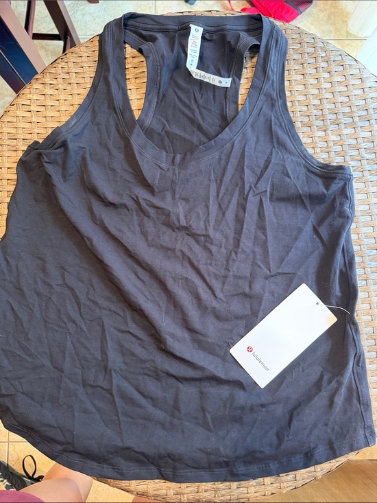 lululemon athletica Tops - lululemon athletica Black Scoop Neck Racerback Tank